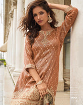 The TAJ Palazzo Suit| Limited Edition Festive Wear | Sayuri Designer 10035